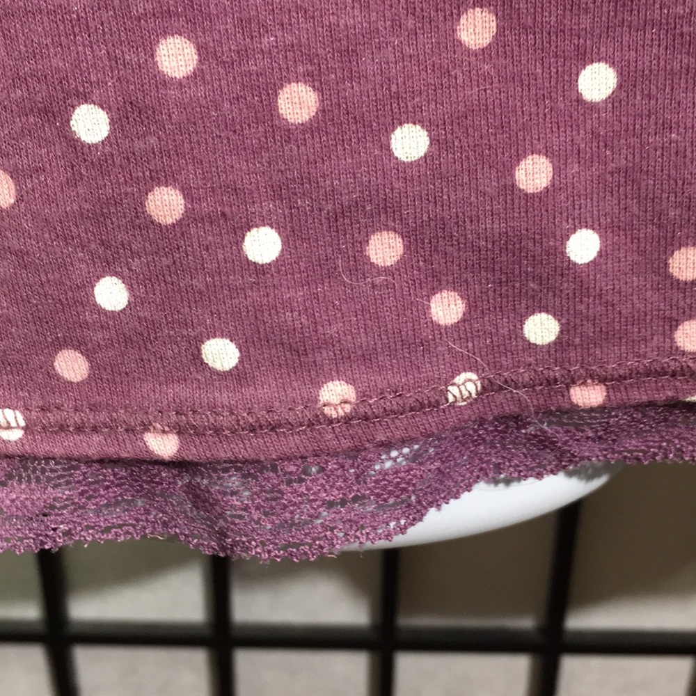 American Eagle Polka Dot Racer Back Sz L - Picture 3 of 5